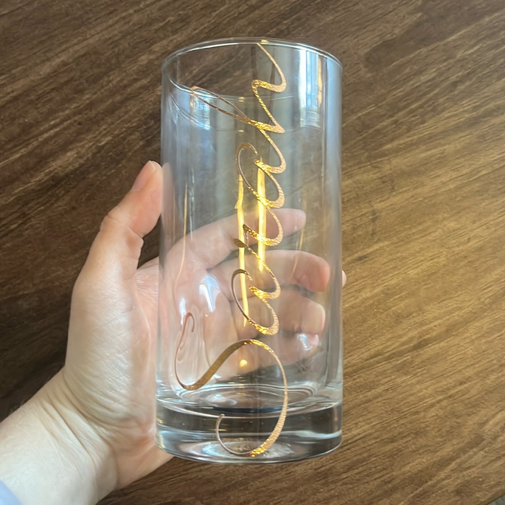 Glass Cup personalized